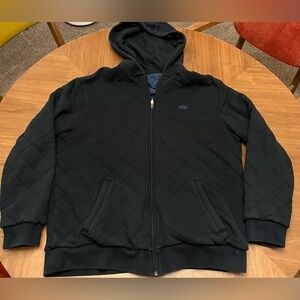 Nike SB 6.0 Hooded Quilted Jacket Men's Reversible Black/Blue